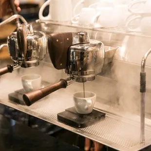 The Slayer Espresso machine.. Cutting Edge.