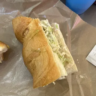 Rosemary chicken sandwich