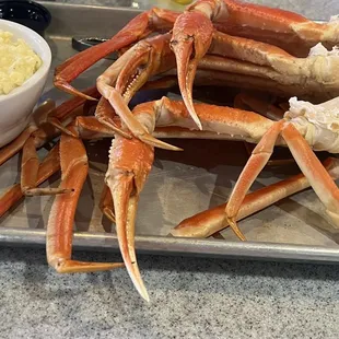 Old crab and good potato salad