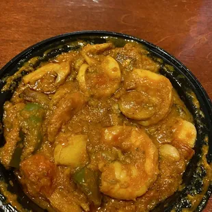 2 of the 3 shrimp in $16 dish‍wtf man