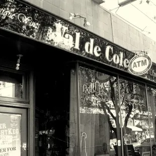 the outside of the store