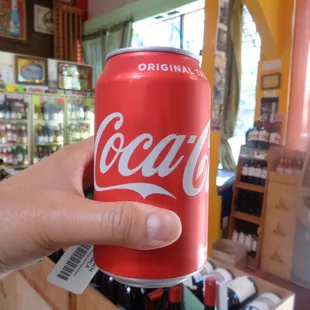 a can of coca