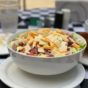 a bowl of salad