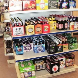 Microbrew Beer selection- endcap #1