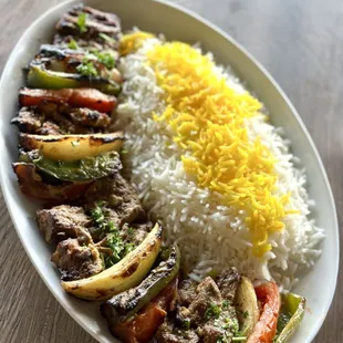 Filet mignonette shish kebob