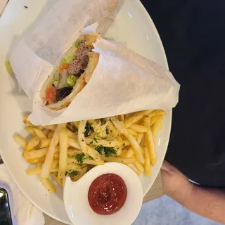 Beef Koobideh Sandwich