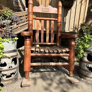 Giant rocking chair