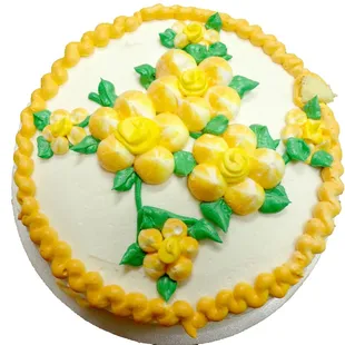 We have everyday cakes available in store or they can be ordered by calling us.