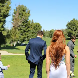 The well kept golf course was a gorgeous back drop for our son's Prom pictures. 29 April 2017