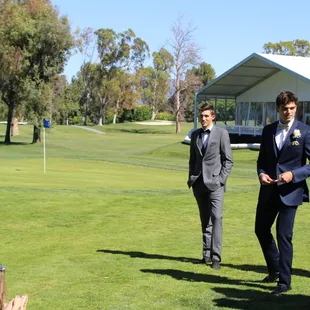The well kept golf course was a gorgeous back drop for our son's Prom pictures. 29 April 2017