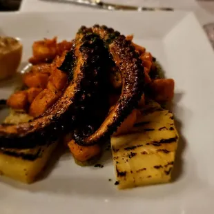 Spanish chard octopus