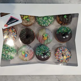 St Patrick's day donuts!