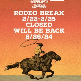 Will be closed 2/22-2/25 will be back open 2/26/24