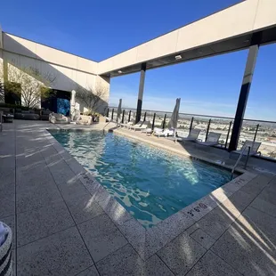 Rooftop pool