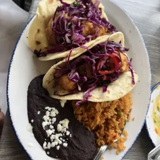 CRISPY SHRIMP TACOS