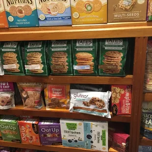 a display of whole foods