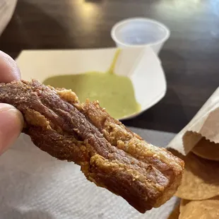 Fresh chicharones