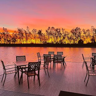 Beautiful Sunsets At Valensin Vineyard