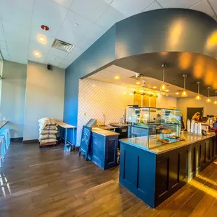 Bar area and counter