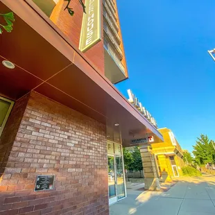 Entrance next to theater and the Madison Market