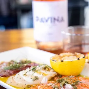 Spanish Sashimi and Rosé