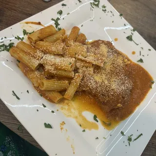 Chicken Parmesan and Pasta