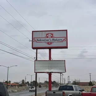 a sign for valentine&apos;s bakery