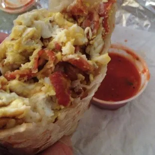 Bacon and Egg Burrito