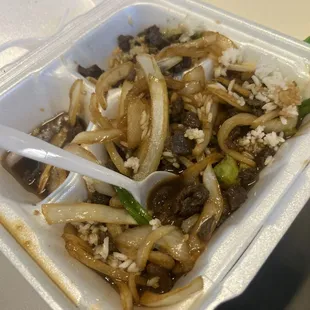 Mongolian Beef w/ Steamed Rice