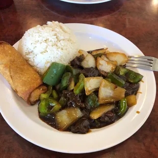 Lunch special Pepper Steak for $6.95