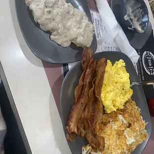 1. House Breakfast Special w/ Biscuits and Gravy