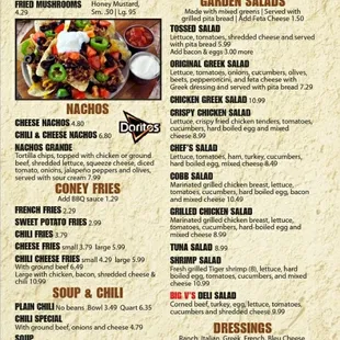 New Menu