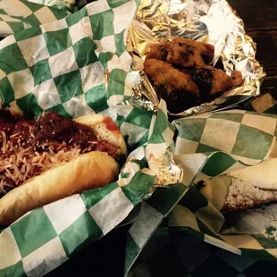 Eggplant Parm, poppers &amp; cannoli! Oh my!