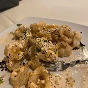 Calamari (large portion! Had already ate some by the time I took the photo)