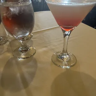 Pineapple upside down cake martini