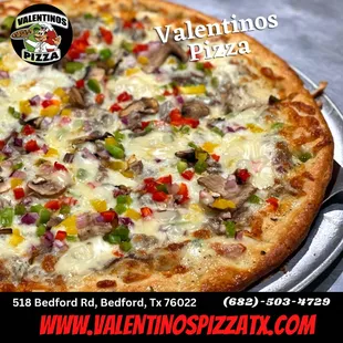 Valentinos Pizza, Philly cheesesteak on a pizza