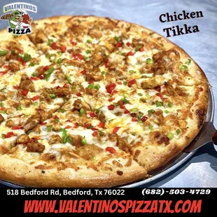 Chicken Tikka Pizza