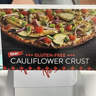 They also have gluten free pizza crust