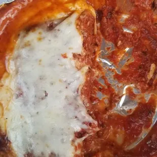 Wednesday and Thursday 3.00 of Lasagna. Shared half of portion
