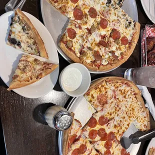 pepperoni and cheese pizza