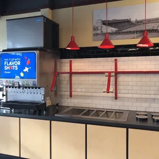 a view of the kitchen