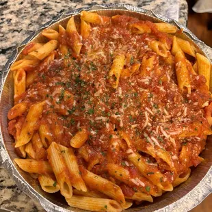 Penne pasta was so good!