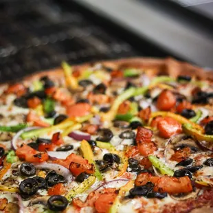pizza, food