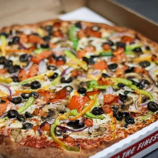 pizza, food