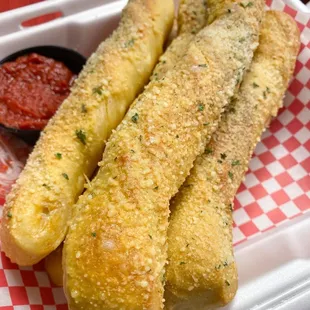 Garlic breadsticks