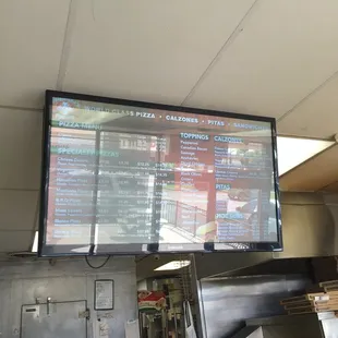 Tv screen menus