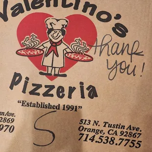 Love the handwritten Tank you.