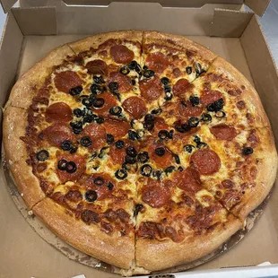 pepperoni and olives