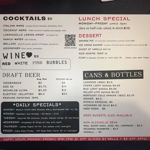 Menu (back).