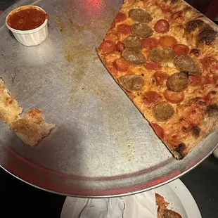 Meat Pie no bacon and Side Marinara